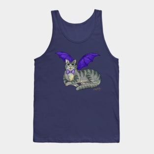 Halloween Bat-Cat Tank Top